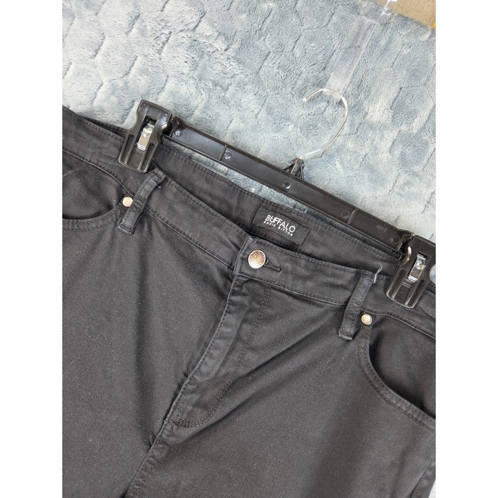 Buffalo David Bitton Black Skinny Jeans Womens Size 14/34 Tencel Stretch Denim